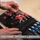 Lewis N. Clark Am/Pm Folding Pill Organizer + Supplement Case For Otc Medicine, Black, 1 Count (Pack Of 1), 16 Slot