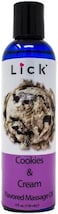 Cookies And Cream Flavored Massage Oil With Vitamin E, Edible Body Massage Oil For Women And Men With Sweet Almond Oil, Relaxing And Non Sticky Full Body Massages 4 Oz