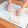 Limnuo Silicone Pastry Mat Extra Thick Non Stick Baking Mat, Fondant Mat, Counter Mat, Dough Rolling Mat, Oven Liner, Pie Crust Mat (16''(W)*20''(L), Blue)