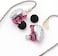 Linsoul Kz Zsx 5Ba+1Dd 6 Driver Hybrid In-Ear Hifi Earphones With Zinc Alloy Faceplate, 0.75mm 2 Pin Detachable Cable For Audiophile Musician (Without Mic, Purple-Zsx)