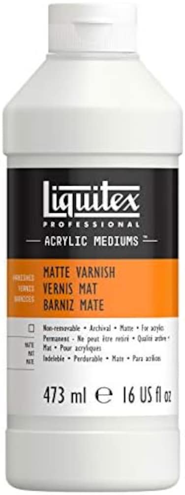 Liquitex Professional Matte Varnish, 473ml (16-Oz)