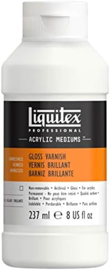 Liquitex Professional Gloss Varnish, Clear, 8Oz, 6208