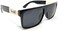 91156 Black Sunglasses, Authentic Gangster Squared Flat Top Ivory Arms Shades
