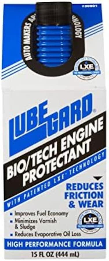 Lubegard 15 Oz. Bio/Tech Engine Oil Protectant - Optimizes Engine Performance, Improves Fuel Economy, Reduces Wear &amp; Noise, Compatible With All Major Oil Brands