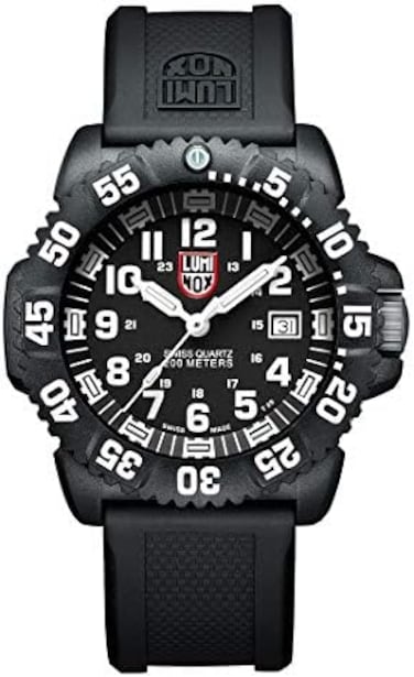 Luminox - Original Navy Seal- Mens Watch 44mm - Military Dive Watch In Black Date Function - 200M Water Resistant - Mens Watches - Made In Switzerland
