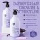 Luseta Biotin B-Complex Shampoo &amp; Conditioner Set For Hair Growth And Strengthener - Hair Loss Treatment For Thinning Hair With Biotin Caffein And Argan Oil For Men &amp; Women - All Hair Types 2 X 500ml