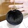 Luvi Artificial Faux Rabbit Fur Keychain Fluffy Plush Ball Pom Charm Key Chain Cute Car Key Decor Purse Handbag For Women