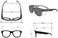قفاز Magid & Safety Y50Bkafa Iconic Y50 Design Series نظارات مع دروع جانبية، أداء Ansi Z87+، مقاوم للضباب، زوجان Y50Bkafcgydp 2