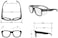 قفاز Magid & Safety Y50Bkafa Iconic Y50 Design Series نظارات مع دروع جانبية، أداء Ansi Z87+، مقاوم للضباب، زوجان Y50Bkafcgydp 2