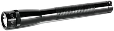 مصباح Maglite Mini LED ثنائي الخلية Aa في صندوق العرض باللون الأسود