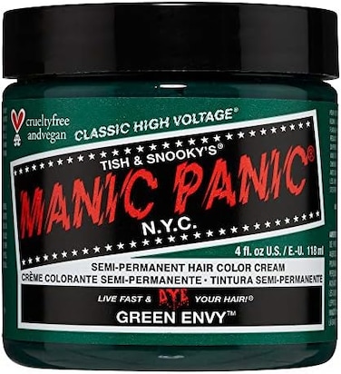 كريم تلوين شبه دائم من مانيك بانيك - جرين إنفي، 118 مل (عبوة من قطعة واحدة)