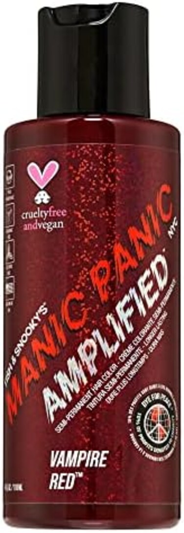 Manic Panic Amplified Hair Color, Vampire Red, 4 Oz