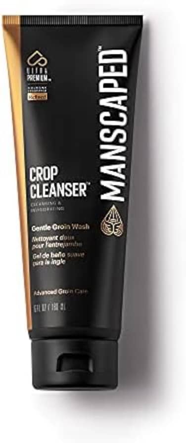 Manscaped Crop Cleanser Groin Wash, Men&rsquo;S Ultrapremium Invigorating Formula For Below-The-Waist Cleaning, Refreshing Shower Gel For Men Infused With Vitamin E And Aloe, Vegan Body Wash (6 Oz)