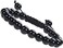 Natural Healing Power Gemstone Crystal Beads Unisex Adjustable Macrame Bracelets 8mm, Stone