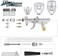 Master Airbrush Model G79 All-Purpose Precision Fixed Dual-Action Trigger Style