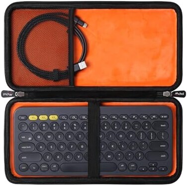 Mchoi Hard Carrying Case Compatible For Logitech K380/K810/K811 Multi-Device Bluetooth Keyboard &amp; Accessories, Case Only
