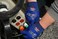 Memphis Gloves Mcr Safety Large Ninja Lite 18 Gauge Black Latex Free Polyurethane Palm And Fingertips Coated Work Gloves With Blue Athletic Grade Nylon Liner And Knit Wrist (N9696L)