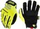 Mechanix Wear Size 10 Hi-Viz Yellow M-Pact Synthetic Leather And Trekdry Full Finger Anti-Vibration Gloves With Hook And Loop Cuff, Large (Smp-91-010)