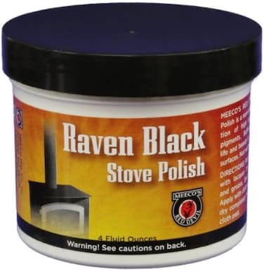 Meeco's Red Devil 4Oz طلاء موقد أسود