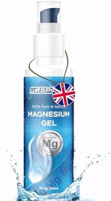 Magnesium Gel For Leg Cramps - High Absorption 7 Oz. Topical Muscle Recovery Rub - Less Sting Than Magnesium Oil