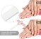 (Inch, Rose Gold) - Nail File, 2Nd Generation Unique Design Double Sided Crystal Nail Filer 3 In 1 Salon Nail Polish Top Xmas Stocking Present Idea For Women, Rose Gold