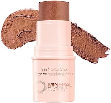 Mineral Fusion 3-In-1 Color Stick, Instant Color Pop And Blush For Cheeks, Creamy Lightweight Formula, Multi-Use Eye, Face, And Lip Makeup, Magnetic