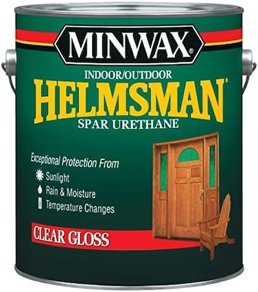 Minwax 1 Gal 13200 Clear Helmsman Indoor/Outdoor Spar Urethane, Gloss