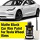 Mission Automotive Black Car Rim Paint For Tesla Wheel Rims - Black Rim Touch Up Paint Blends Well - Easy To Apply Satin Matte Black Touch Up Paint - Resistant Black Wheel Paint - Alloy Wheel Repair