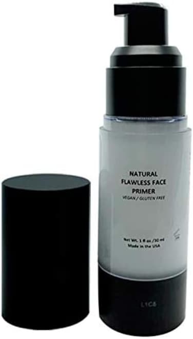 Mom's Secret Natural Flawless Face Makeup Primer, Organic, Vegan, Gluten Free, Non Gmo, For All Skin Types, Paraben Free, Cruelty Free, Made In The Usa, 1Oz