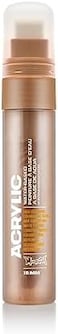 Montana Cans Acrylic Paint Marker, 15mm, Standard Nib, Shock Brown Light