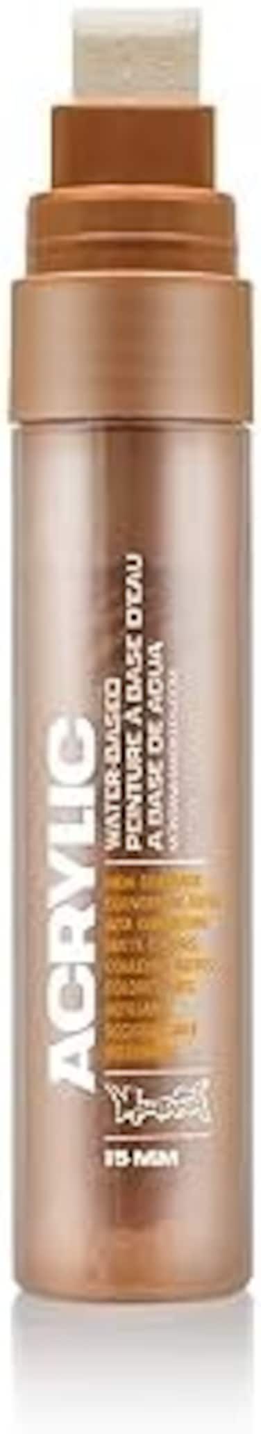 Montana Cans Acrylic Paint Marker, 15mm, Standard Nib, Shock Brown Light