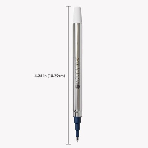 إعادة تعبئة كرة دوارة Monteverde لتناسب أقلام Sheaffer Rollerball، نقطة دقيقة، أزرق أسود، 2 في كل عبوة (S222Bb)