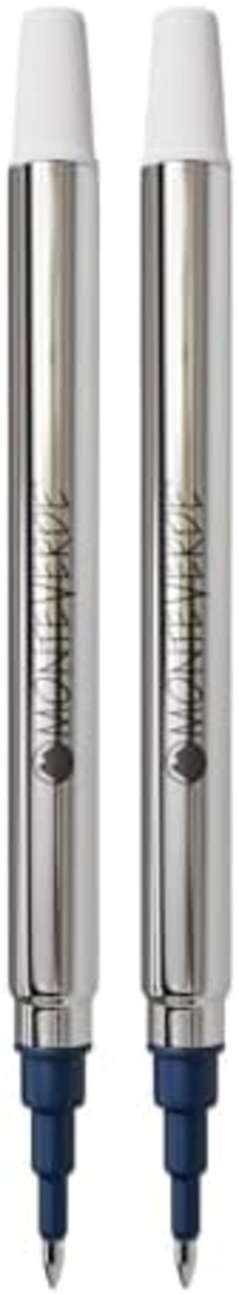إعادة تعبئة كرة دوارة Monteverde لتناسب أقلام Sheaffer Rollerball، نقطة دقيقة، أزرق أسود، 2 في كل عبوة (S222Bb)
