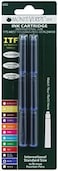 Monteverde Internatinal Size Cartridge To Fit Fountain Pens, Blue, 6 Per Pack (G302Bu)