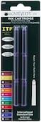Monteverde International Size Cartridge To Fit Fountain Pens, Purple, 6 Per Pack (G302Pl)