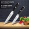 5&rdquo; Chef Knife And 3.5" Fruit Knife Set With Knife Sheath, German High Carbon Stainless Steel En.4116 With Micarta Handle And Gift Box For Vegetable And Fruit Cutting