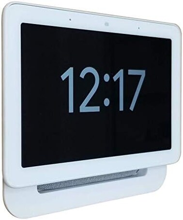 Mount Genie حامل جداري بسيط مدمج من Google Nest Hub Gen 1 [لا يناسب 2021 Gen 2]: مركز قيادة المنزل الذكي المثالي، يتوفر خيار Poe، مصمم في الولايات المتحدة الأمريكية