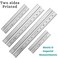 Mr. Pen- Machinist Ruler, 4 Pack (6, 8, 12, 14 Inch), Metric Ruler, mm Ruler, (1/64, 1/32, mm And .5 mm), 6 Inch Ruler, Stainless Steel Ruler