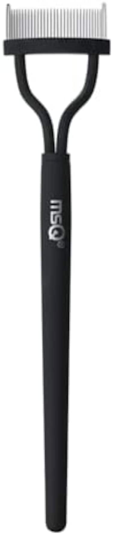 مشط الرموش لتجعيد الحواجب، فرشاة الحواجب، فاصل الرموش، ماسكارا، أداة تحديد الرموش مع غطاء مشط، أداة فرش تجميل مصممة باللون الأسود