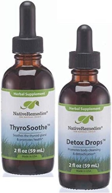 Native Remedies Thyrosoothe And Detox Drops Combopack