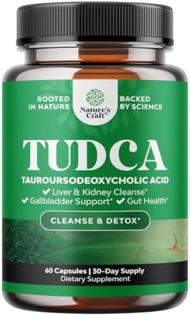 Advanced Tudca Liver Support Supplement - Extra Strength Tudca 500Mg Bile Salts For Gallbladder Liver And Kidney Support - Liver And Gallbladder Cleanse Tauro Ursodeoxycholic Acid Tudca Supplement