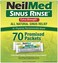 Neilmed's Sinus Rinse Extra Strength Pre-Mixed Hypertonic Packets-For Sinus Relief, 70 Count Box (Pack Of 2)