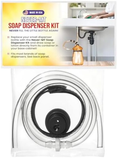 نيفر - مجموعة موزع الصابون Mt تملأ الزجاجة الصغيرة مرة أخرى