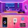 Wifi &amp; Music Sync Dream Color Changing Rgb LED Strip (44-Key Remote, 50Ft)