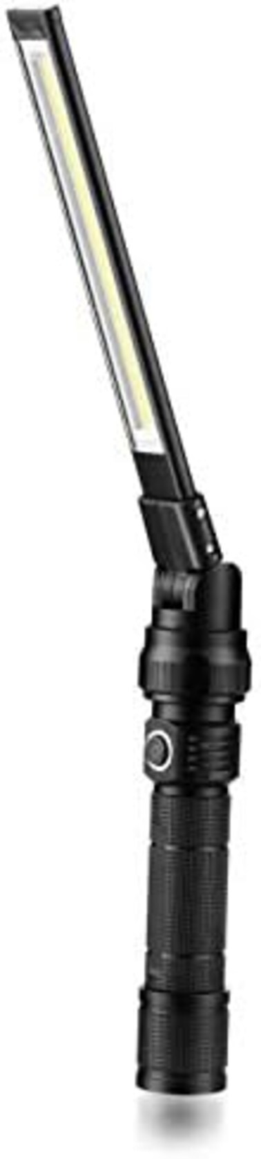 Nt-7543 مصباح عمل LED قابل لإعادة الشحن قابل للطي، مصباح عمل نحيف LED Cob مع قاعدة مغناطيسية. مصباح يدوي LED فائق السطوع، ألومنيوم مصبوب، ميكانيكا، إصلاح السيارات، التخييم، الطوارئ، المرآب