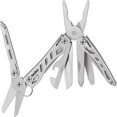 Multitool Pocket Keychain Multi Tool, Multi Tool For Men, Camping, Survival Multi Tools-Sliver