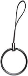 Tesla Model S String Key Chain Rope Lanyard, Black, S