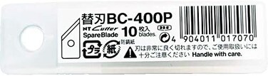 شفرات تقطيع Nt لقواطع الدوائر شديدة التحمل وقواطع ألواح الحصيرة، 10 شفرات في كل عبوة (Bc-400P)