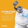 زجاجة مياه معزولة O2Cool Mist N' Sip - 20 أونصة، لون أزرق متدرج، وظيفة 2 في 1، عزل مزدوج الجدار، خالية من مادة BPA، مثالية للرياضة وركوب الدراجات والأنشطة الخارجية