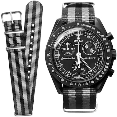 Watch Band For Omega X Swatch Moonswatch Watch Strap Speedmaster 20mm Quick Release Rubber Watch Strap Replacement